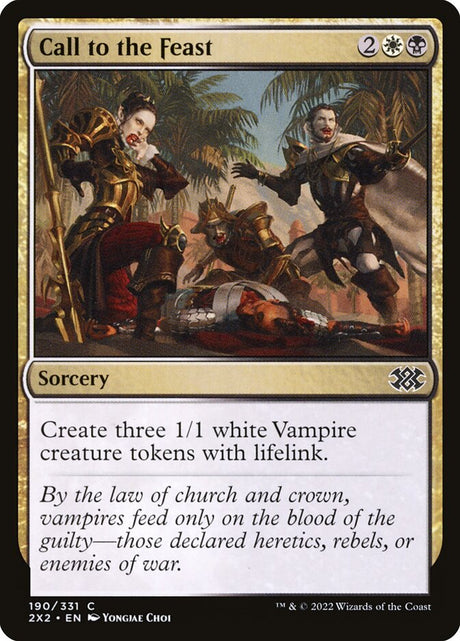 Call to the Feast (190) - Double Masters 2022 (2X2)