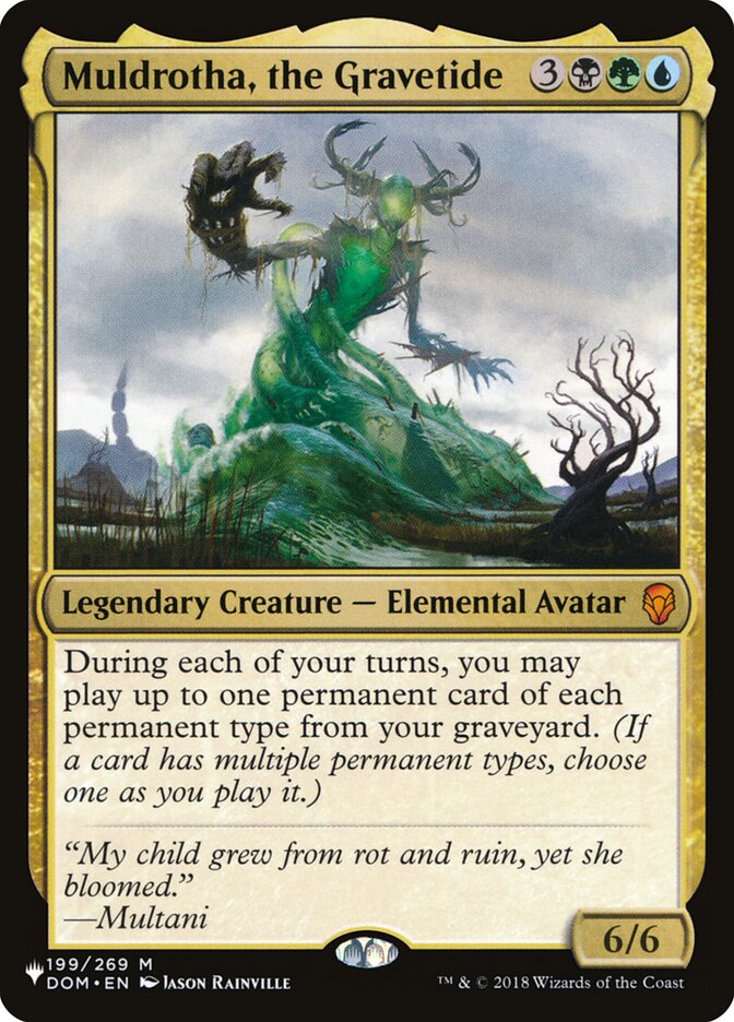 Muldrotha, the Gravetide (DOM-199) - The List (PLST)
