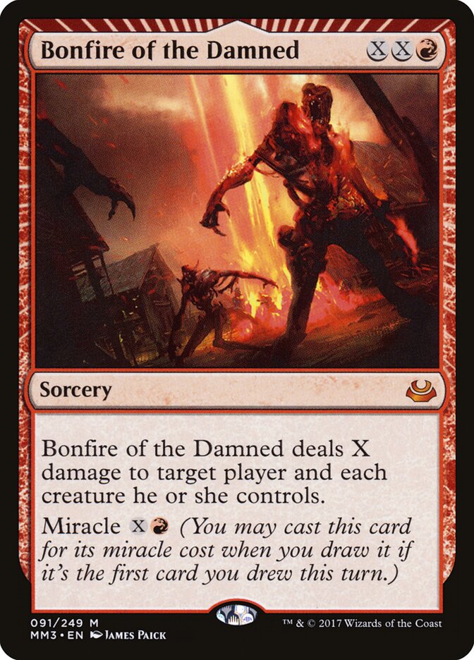 Bonfire of the Damned (91) - Modern Masters 2017 (MM3)