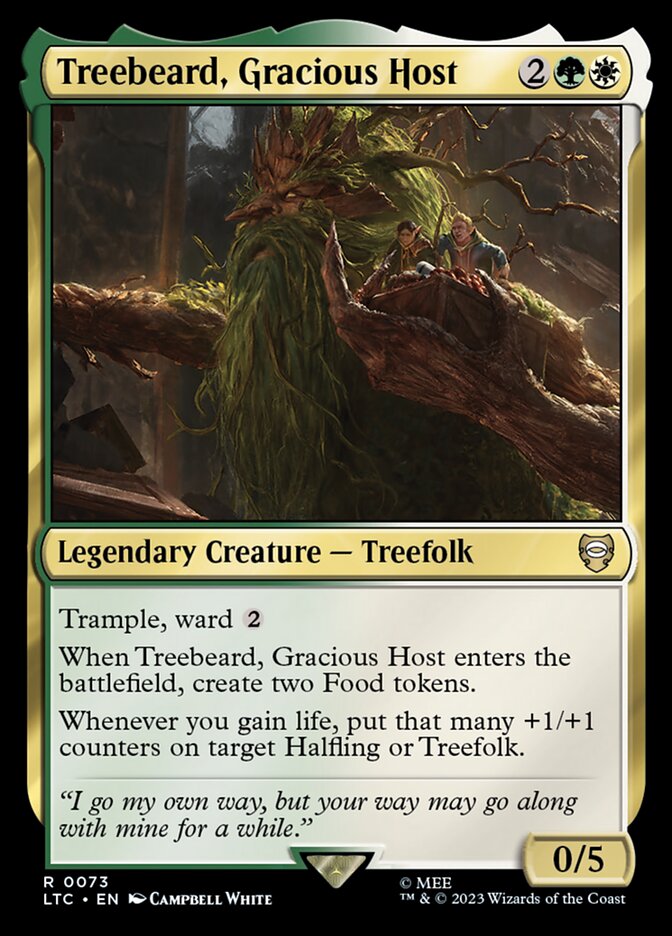 Treebeard, Gracious Host (73) - Tales of Middle-earth Commander (LTC)