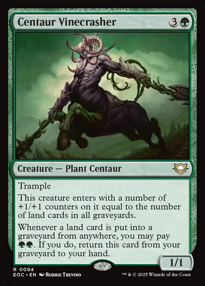 Centaur Vinecrasher (94) - Edge of Eternities Commander (EOC)