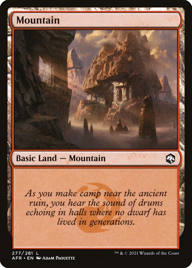 Mountain (277) - Adventures in the Forgotten Realms (AFR)