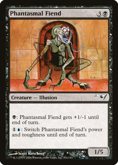 Phantasmal Fiend (57a) - Coldsnap Theme Decks (CST)