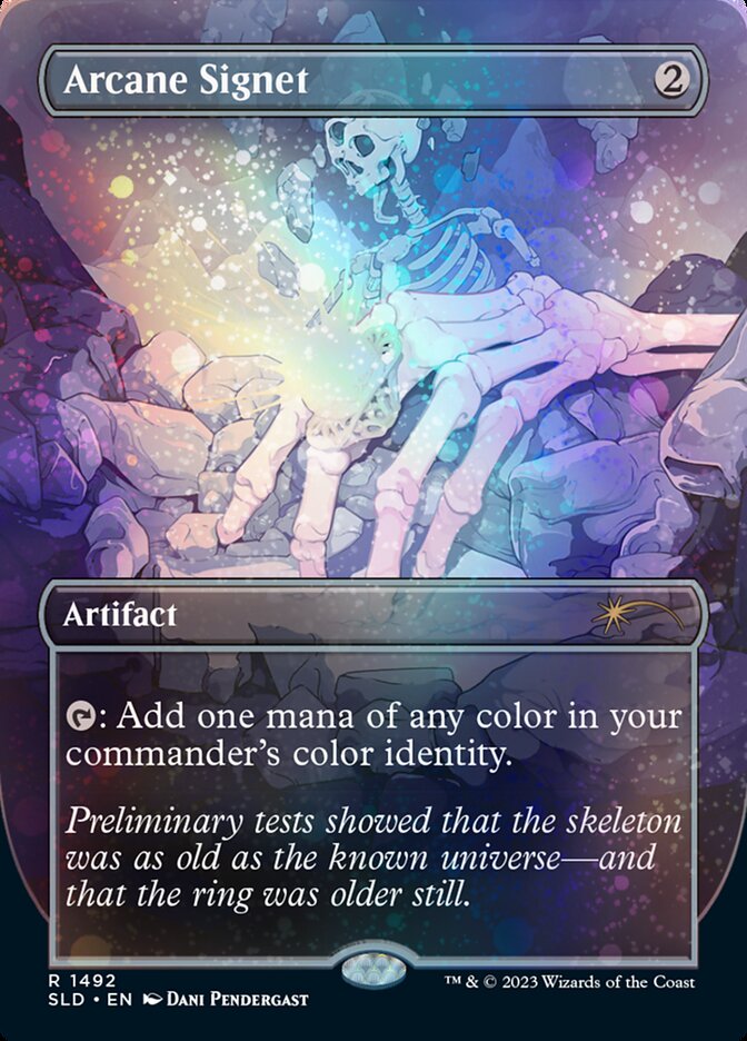 Arcane Signet (1492‚òÖ) - [Galaxy Foil, Borderless] Secret Lair Drop (SLD)