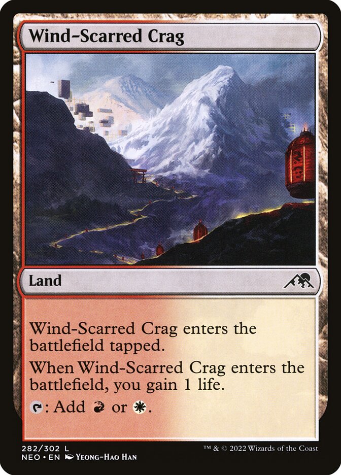 Wind-Scarred Crag (282) - Kamigawa: Neon Dynasty (NEO)