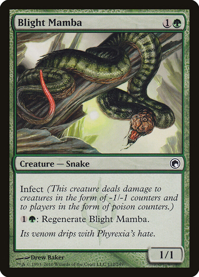 Blight Mamba (112) - Scars of Mirrodin (SOM)