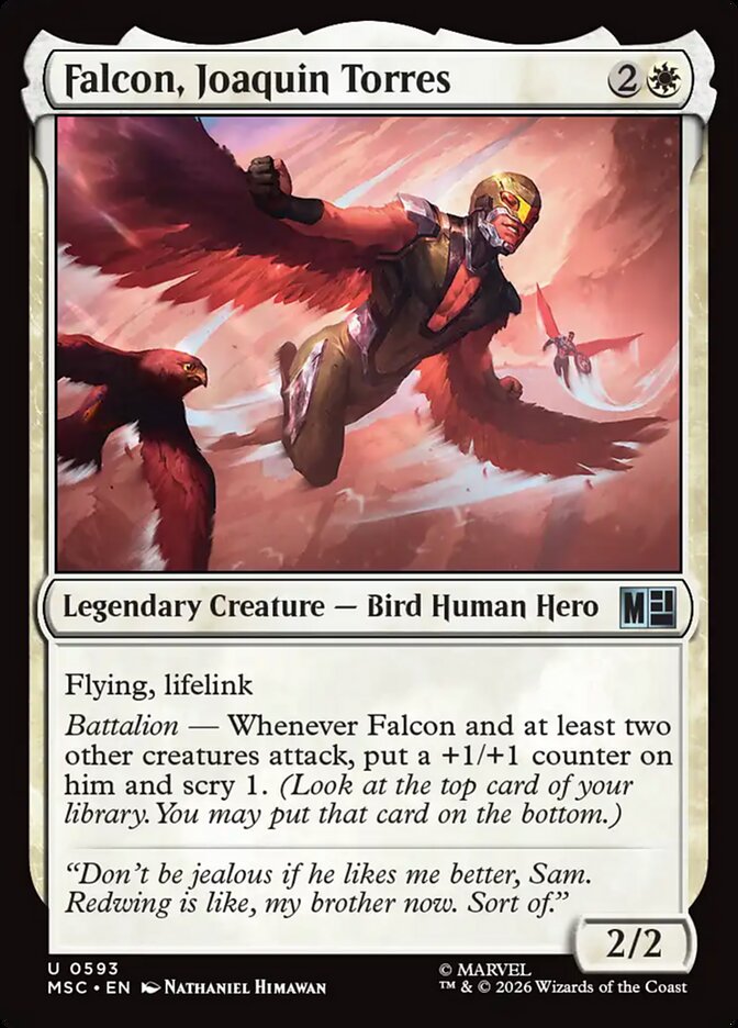 Falcon, Joaquin Torres (593) - Marvel Super Heroes Commander (MSC)