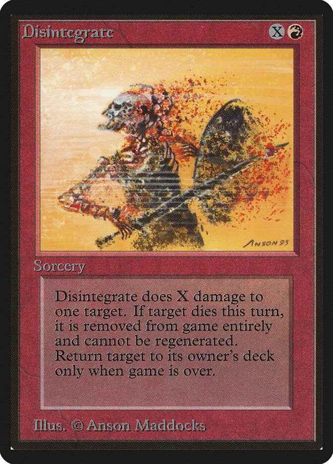 Disintegrate (141) - Limited Edition Beta (LEB)