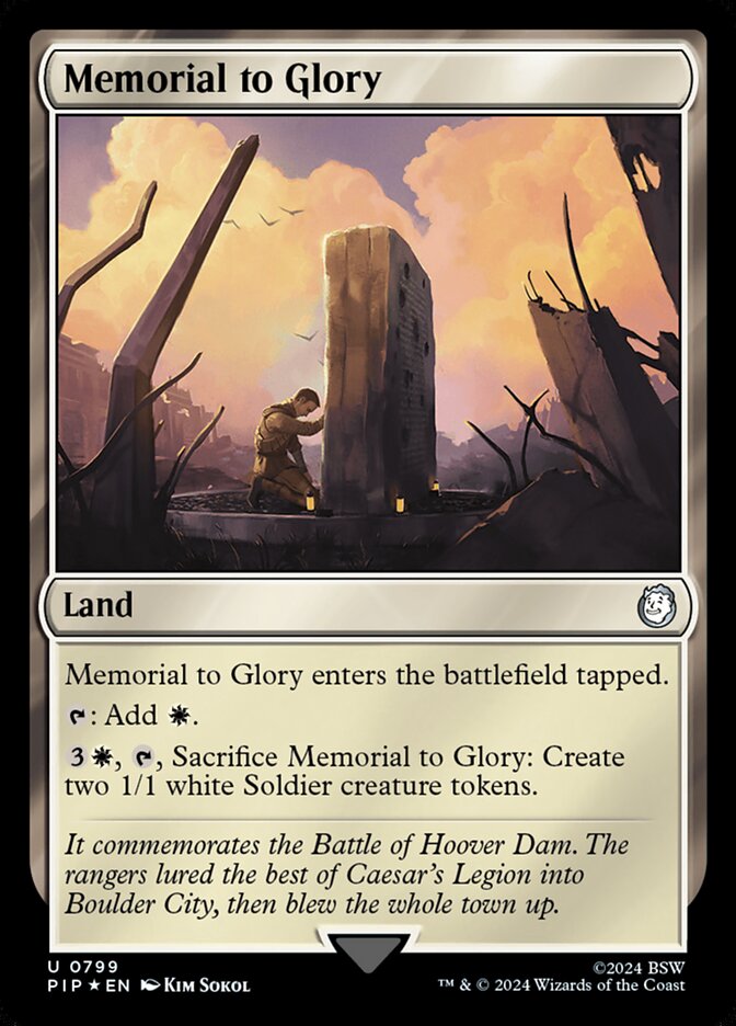 Memorial to Glory - [Surge Foil] Fallout (PIP)
