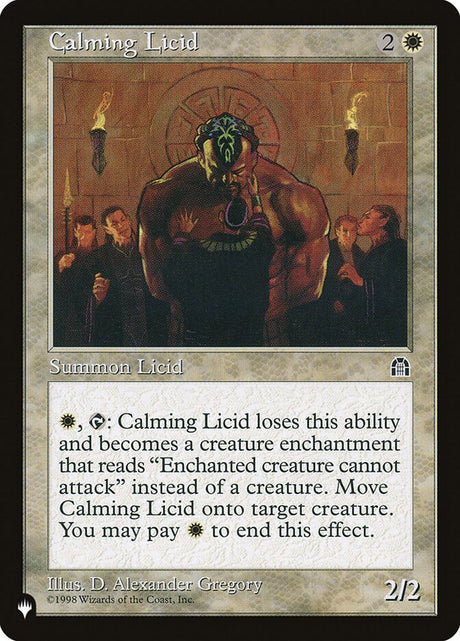 Calming Licid (STH-2) - The List (PLST)