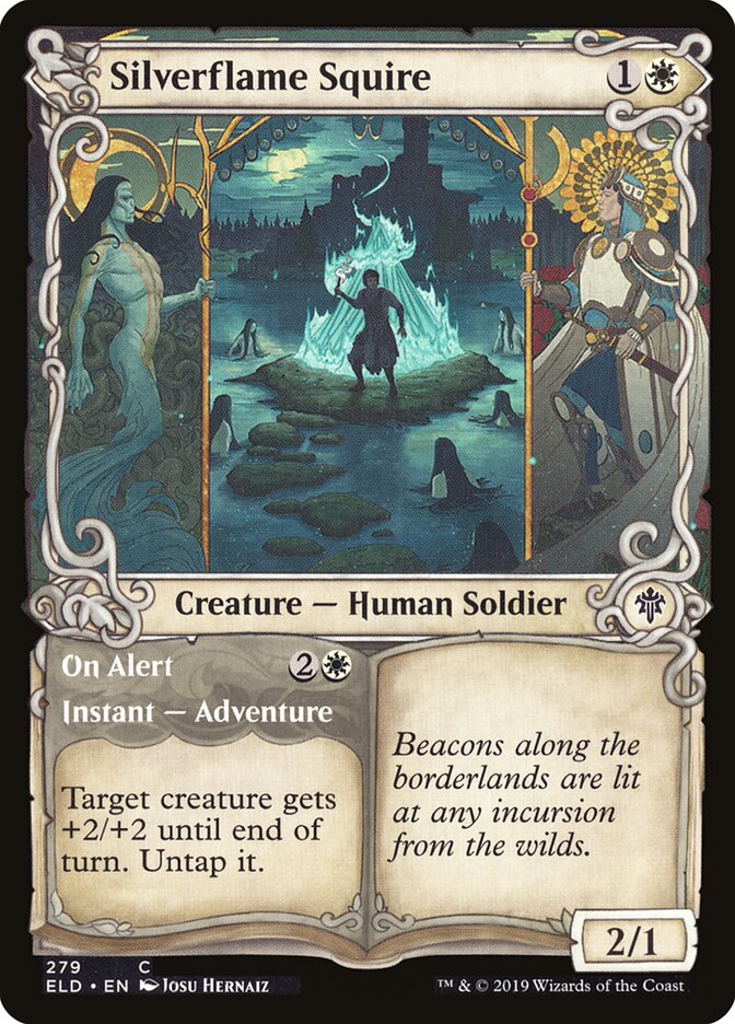 Silverflame Squire // On Alert (279) - Throne of Eldraine (ELD)