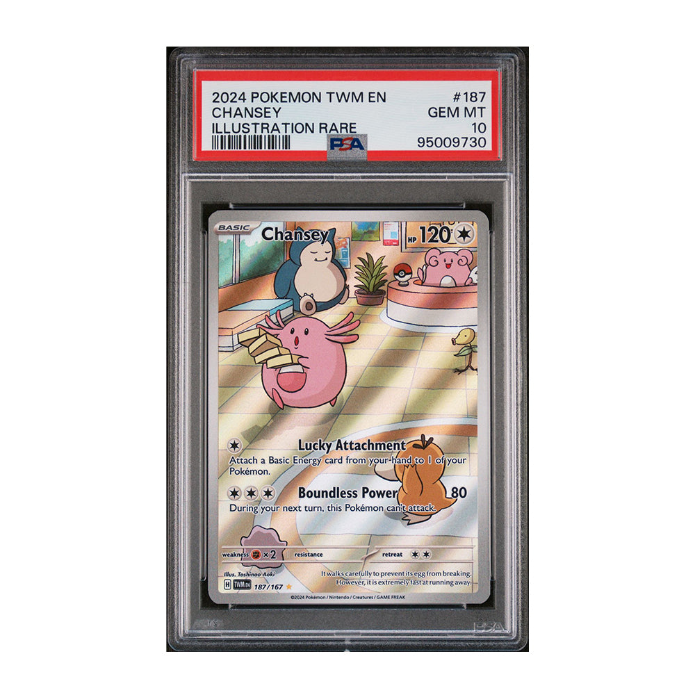 Chansey 187/167 [Holo, Graded PSA 10] - SV06: Twilight Masquerade (TWM)