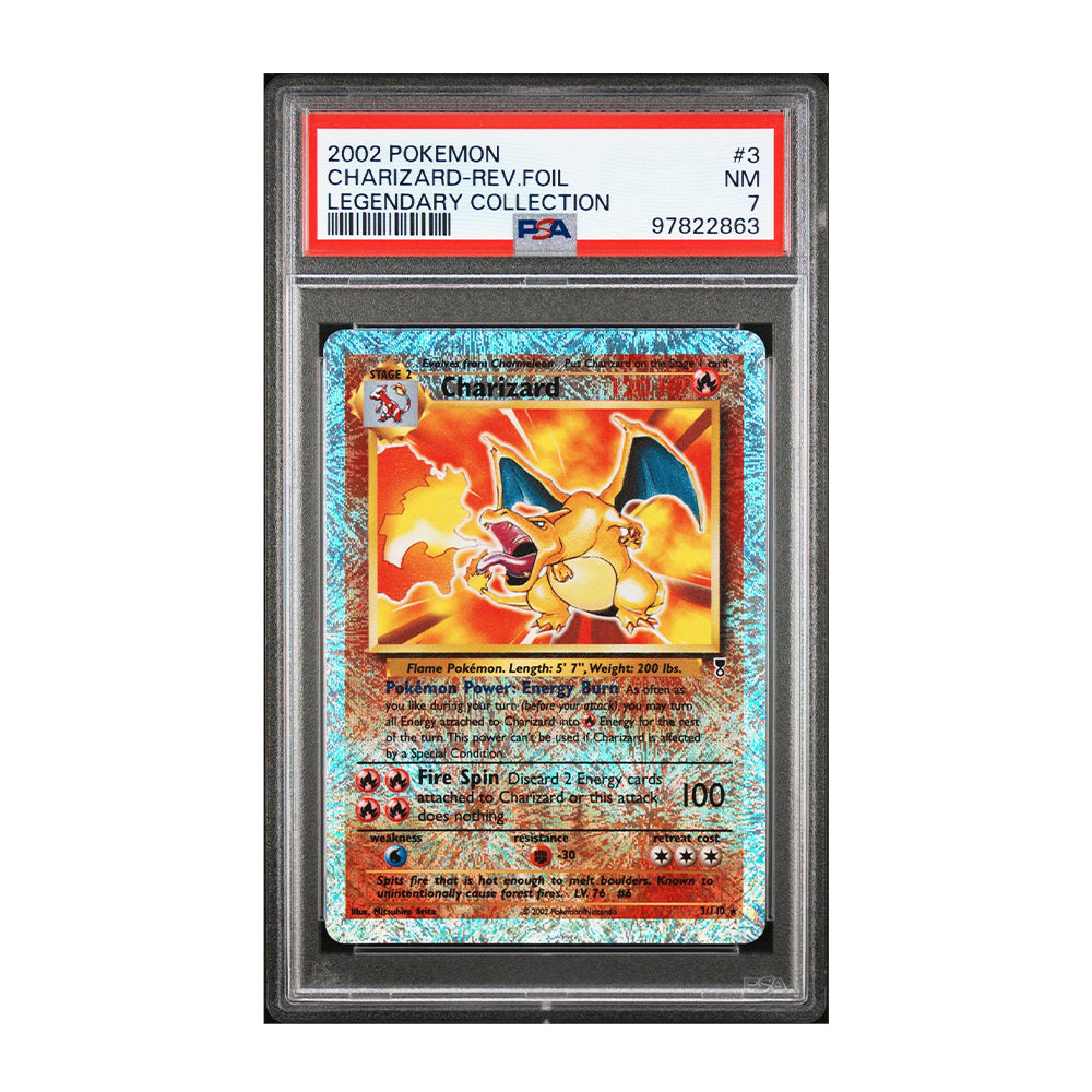 Charizard - [Reverse Holo, Graded PSA 7] Legendary Collection (LC)