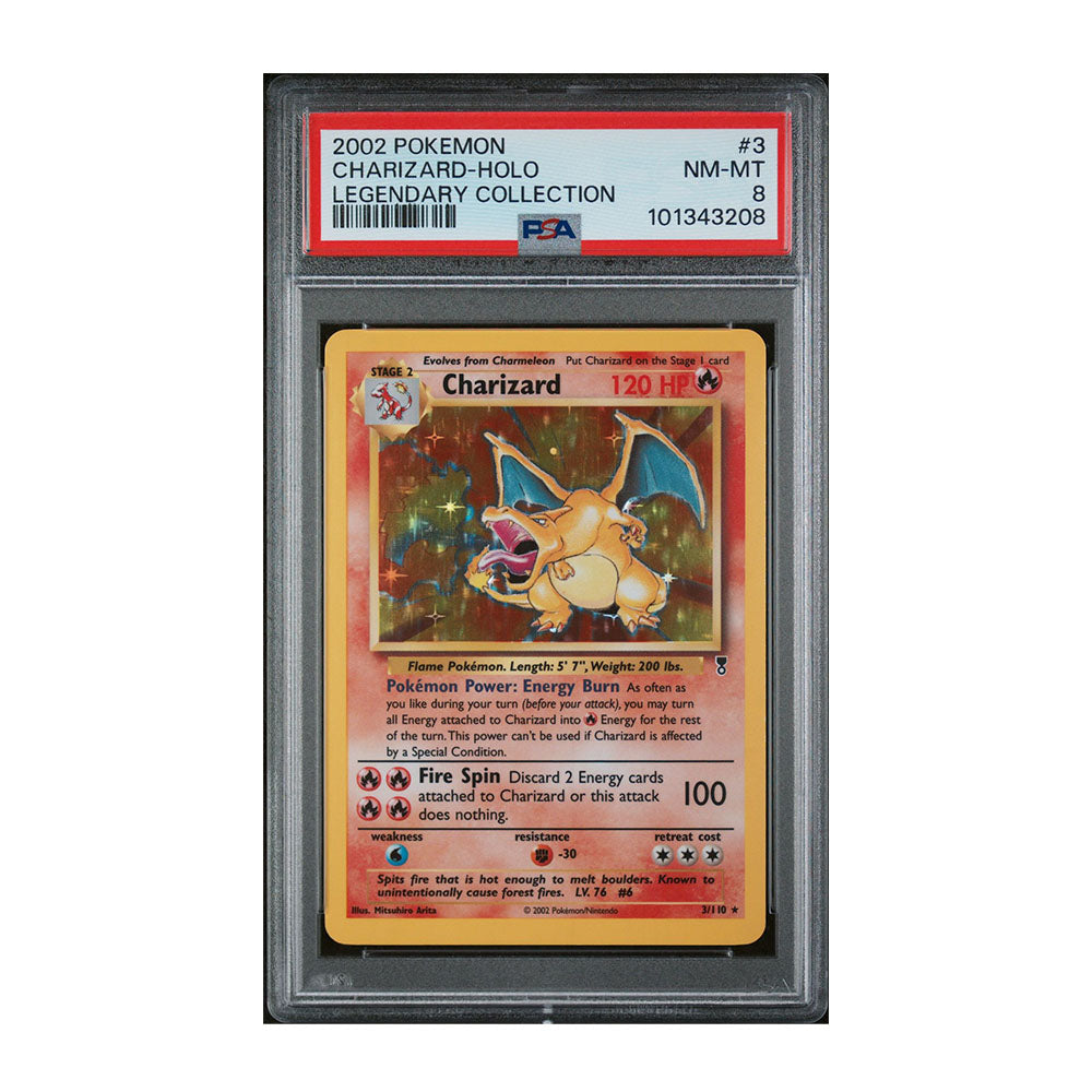 Charizard - [Holo, Graded PSA 8] Legendary Collection (LC)