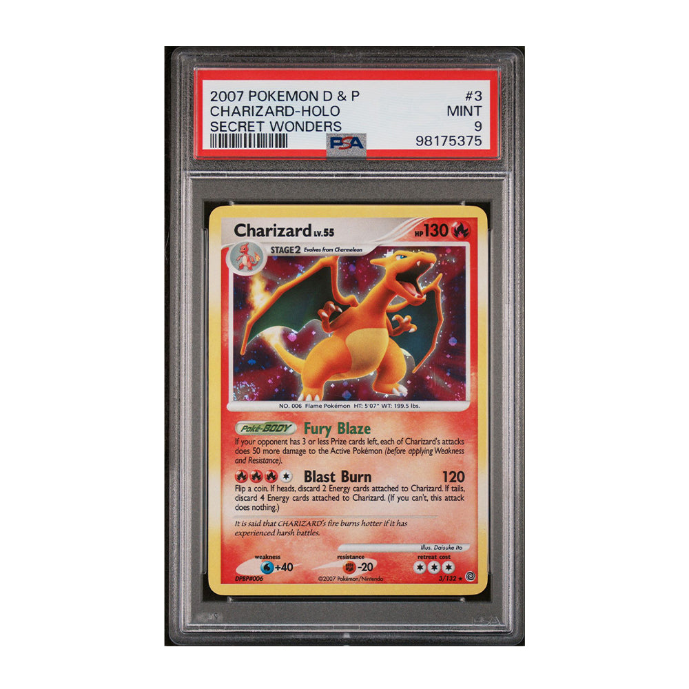 Charizard - [Holo, Graded PSA 9] Secret Wonders (SW)