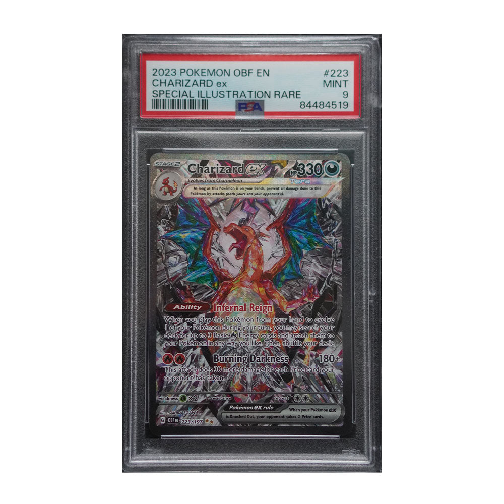 Charizard ex 223/197 - [Holo, Graded PSA 9] - SV03: Obsidian Flames (OBF)