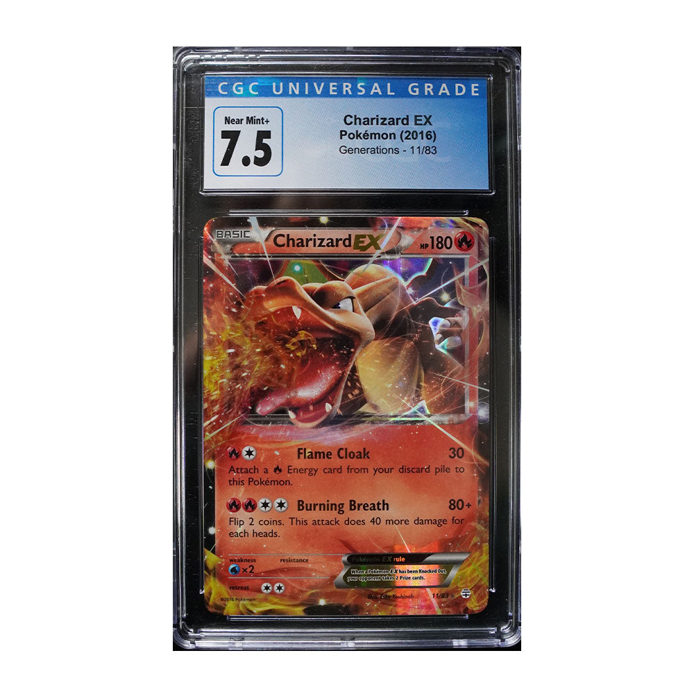 Charizard Ex - [Holo, Graded CGC 7.5] Generations (GEN)