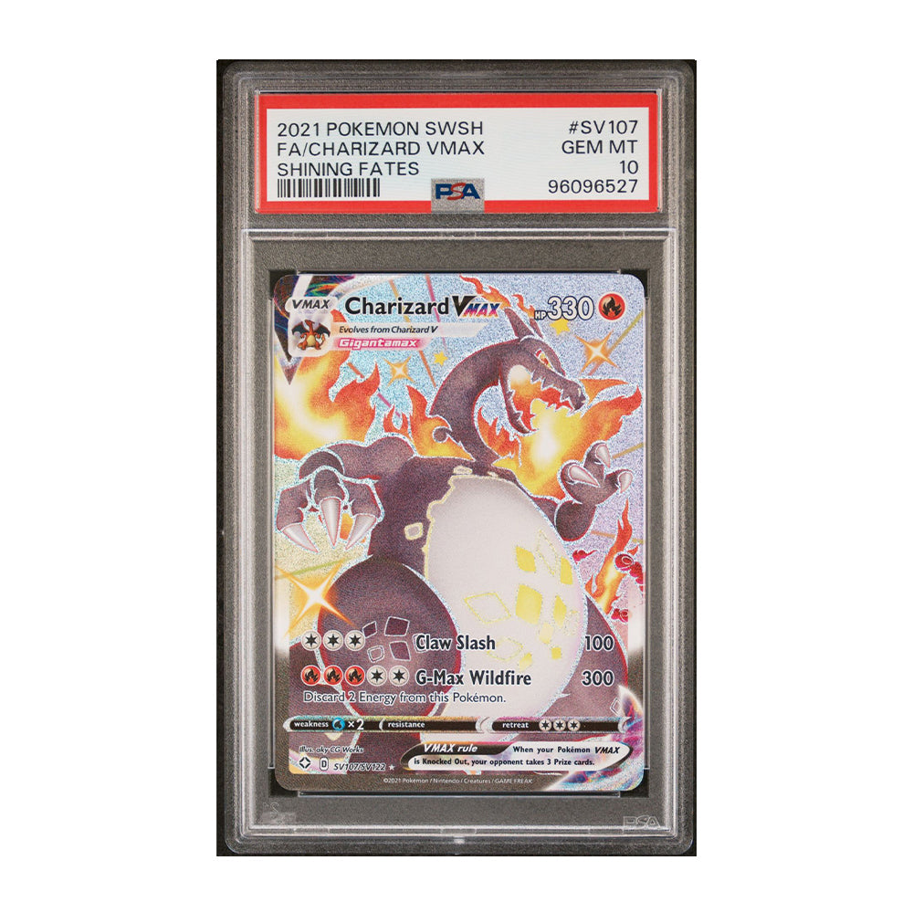 Charizard VMAX - [Holo, Graded PSA 10] Shining Fates: Shiny Vault (SHFSV)