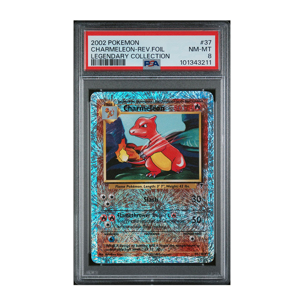 Charmeleon  - [Reverse Holo, Graded PSA 8] Legendary Collection (LC)
