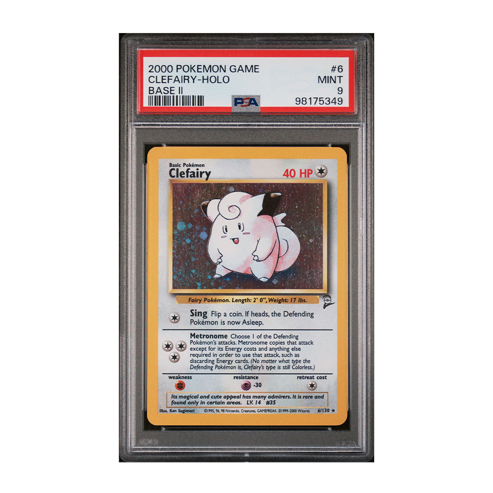 Clefairy [Holo, Graded PSA 9] - Base Set 2 (BS2)