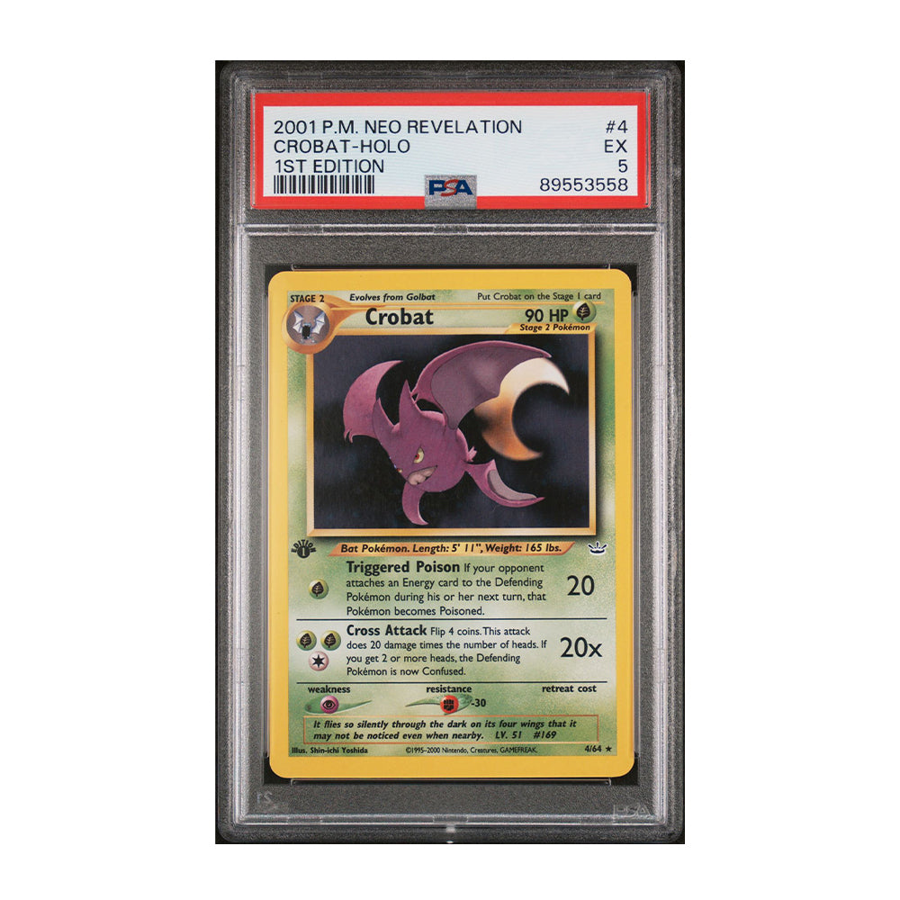 Crobat [Holo, Graded PSA 5] - 1st Edition Neo Revelation (N3)