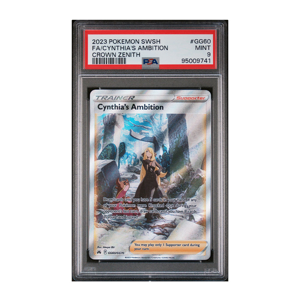 Cynthia's Ambition [Holo, Graded PSA 9] - Crown Zenith: Galarian Gallery (CRZ:GG)