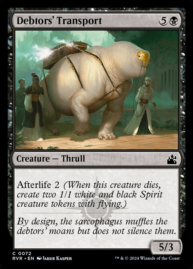 Debtors' Transport (72) - Ravnica Remastered (RVR)