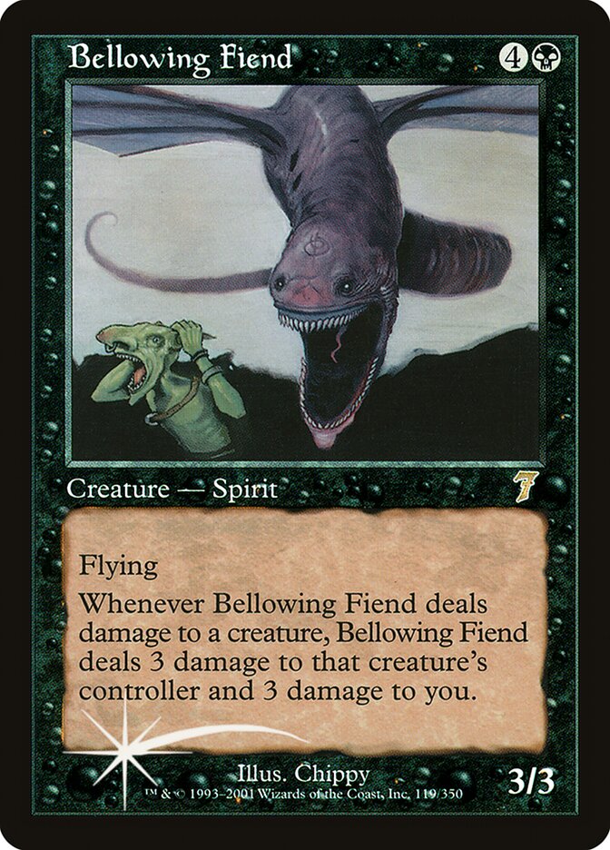Bellowing Fiend (119) - Seventh Edition (7ED)