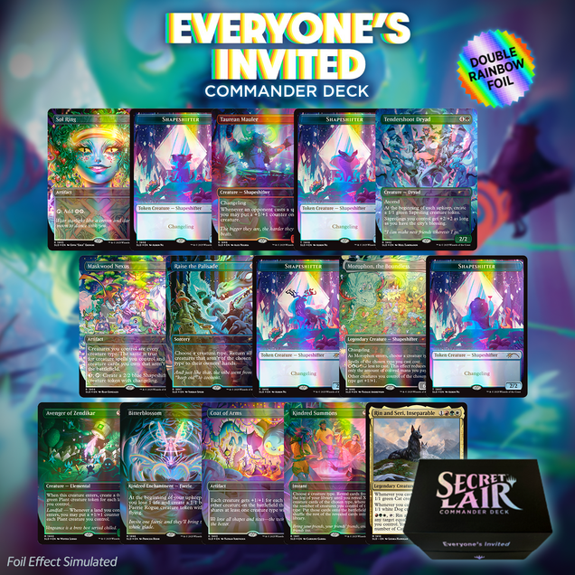 Secret Lair Commander Deck: Everyone's Invited - Secret Lair Drop Series