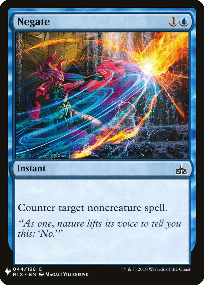 Negate (RIX-44) - The List (PLST)