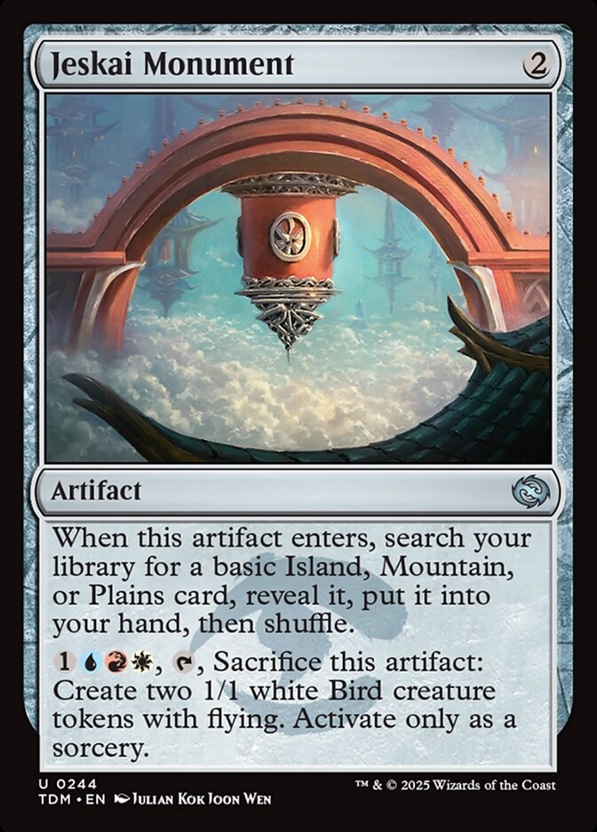 Jeskai Monument (244) - Tarkir: Dragonstorm (TDM)