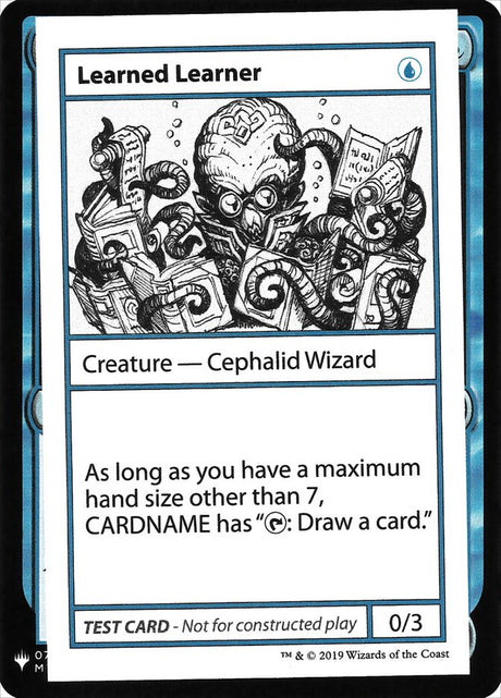 Learned Learner (25) - Mystery Booster Playtest Cards 2019 (CMB1)