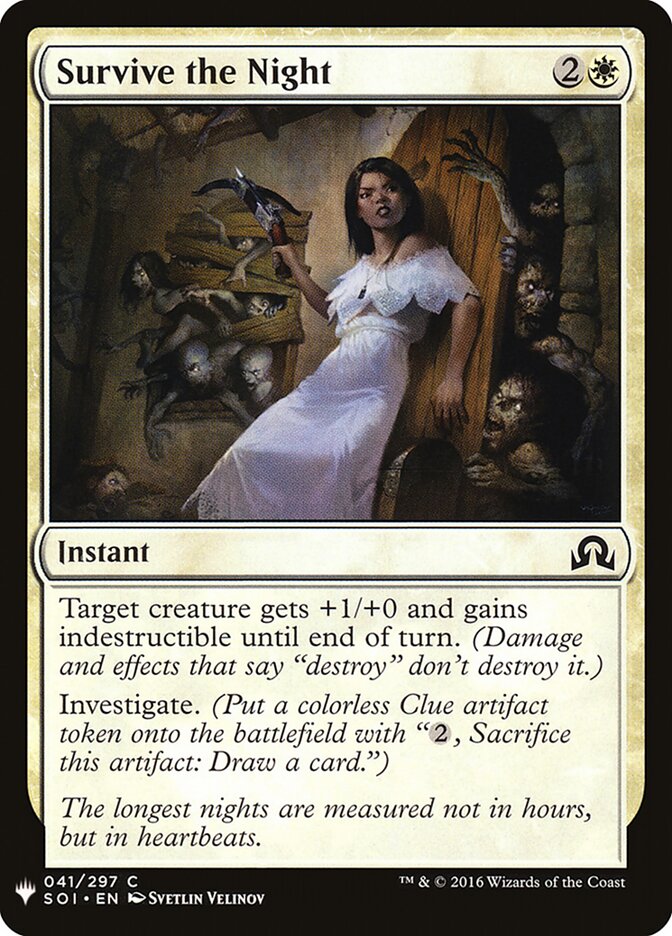 Survive the Night (SOI-41) - The List (PLST)