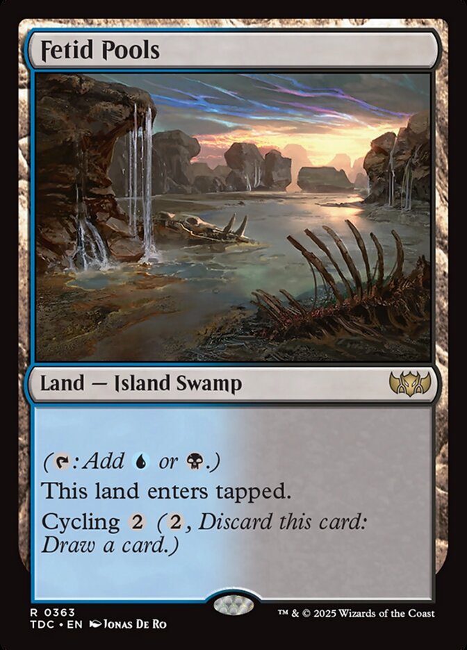 Fetid Pools (363) - Tarkir: Dragonstorm Commander (TDC)