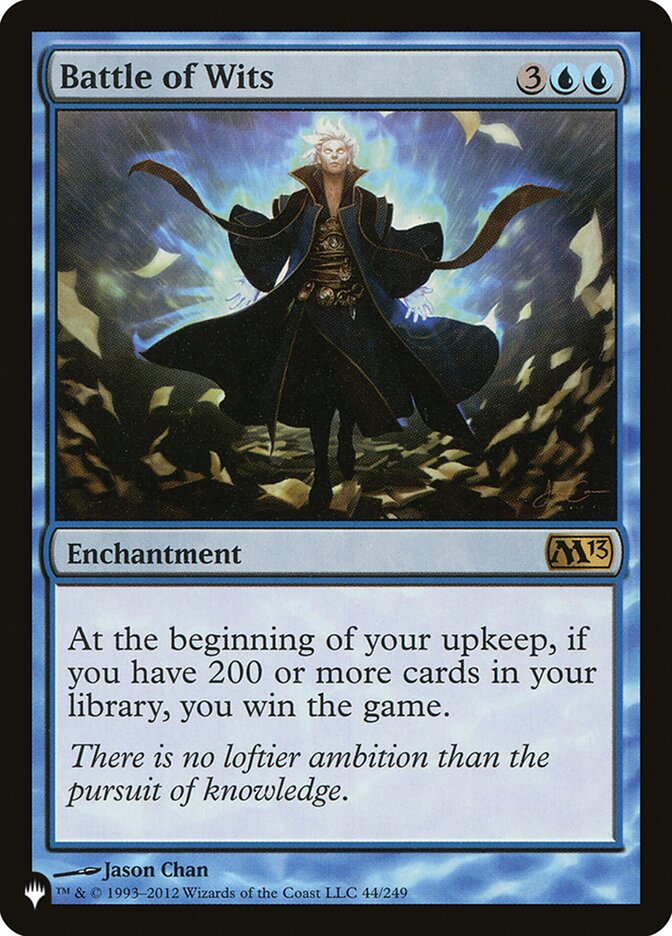 Battle of Wits (M13-44) - The List (PLST)