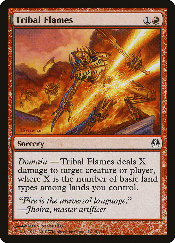 Tribal Flames (51) - Duel Decks: Phyrexia vs. the Coalition (DDE)