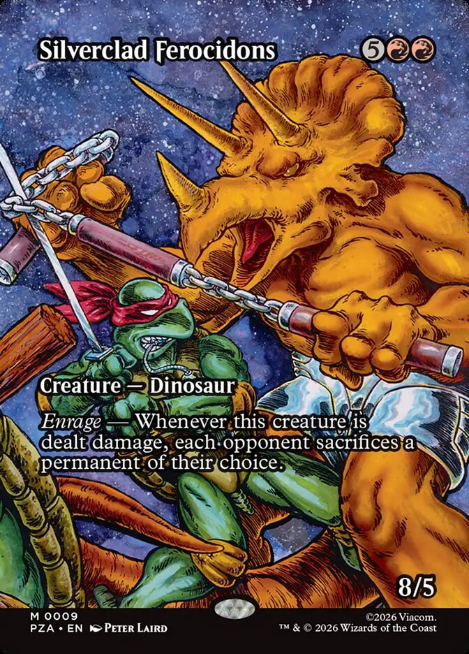 Silverclad Ferocidons (9) - Teenage Mutant Ninja Turtles Source Material (PZA)