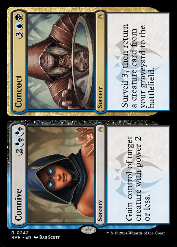 Connive // Concoct (242) - Ravnica Remastered (RVR)