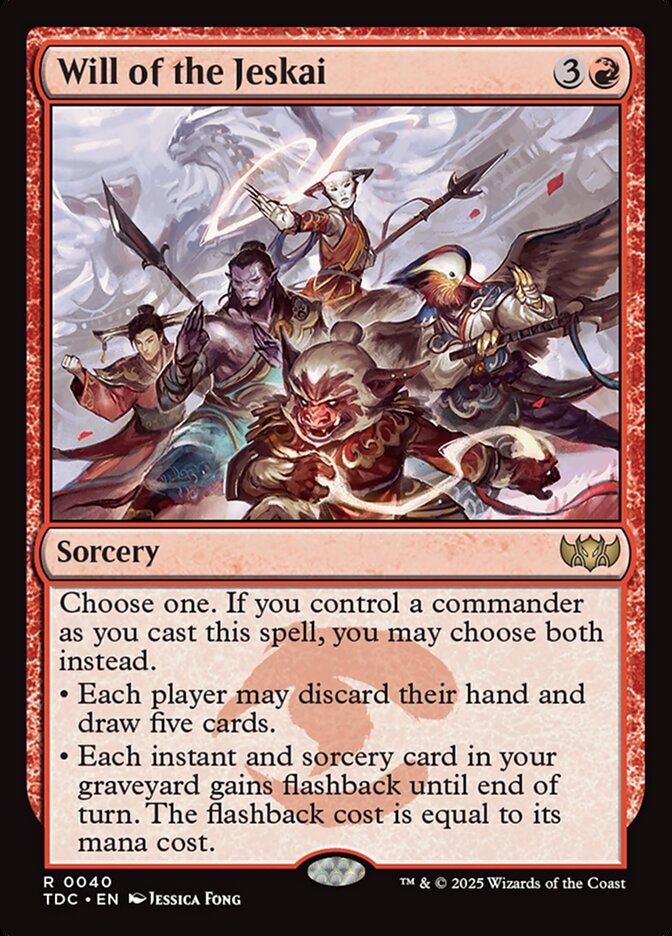Will of the Jeskai (40) - Tarkir: Dragonstorm Commander (TDC)