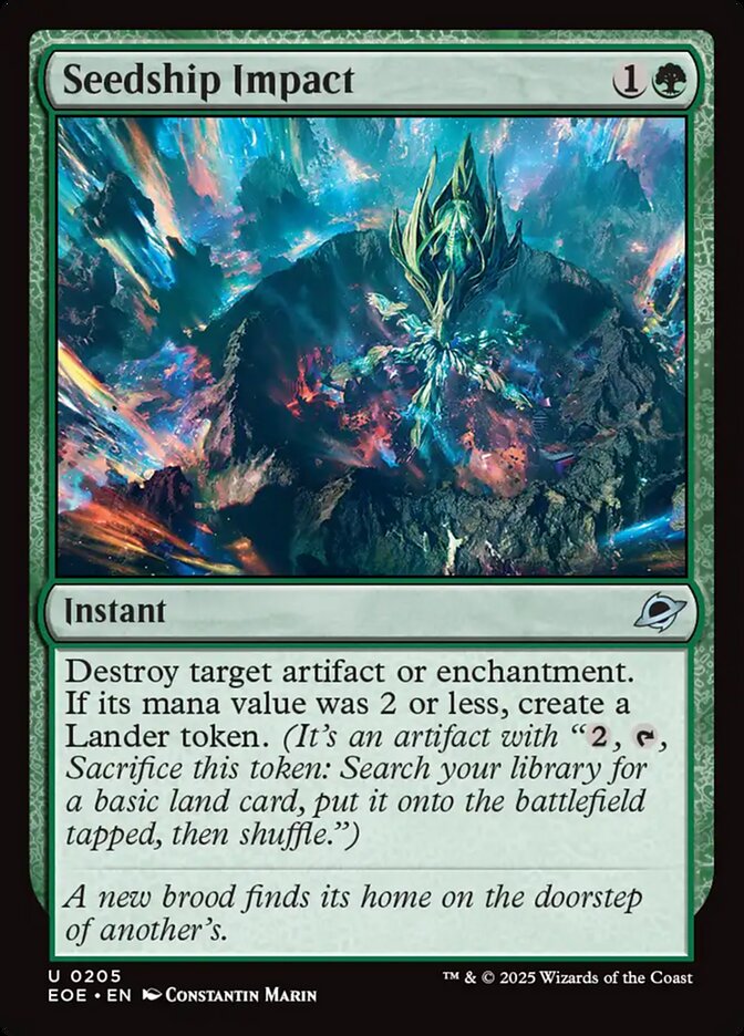 Seedship Impact (205) - [Foil] Edge of Eternities (EOE)