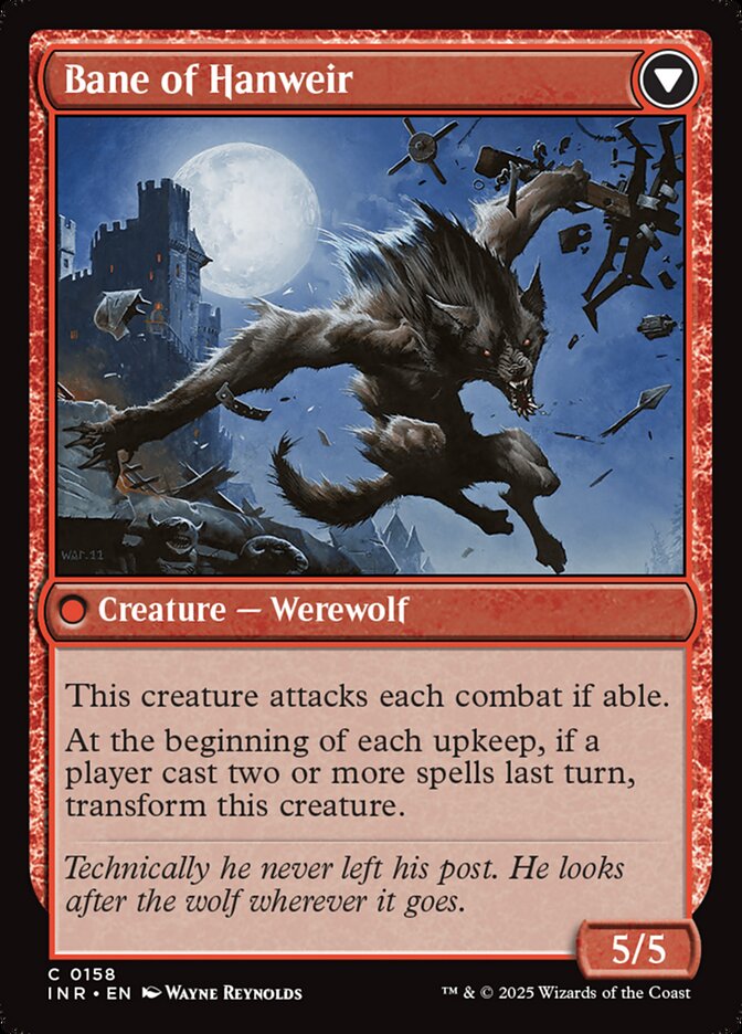 Hanweir Watchkeep // Bane of Hanweir (158) - Innistrad Remastered (INR)