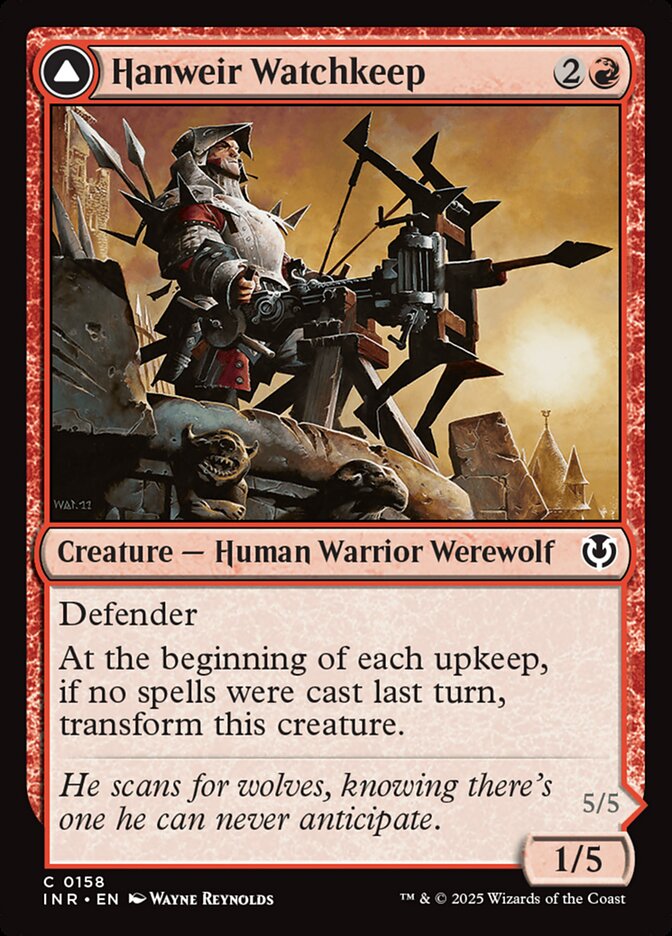 Hanweir Watchkeep // Bane of Hanweir - [Foil] Innistrad Remastered (INR)