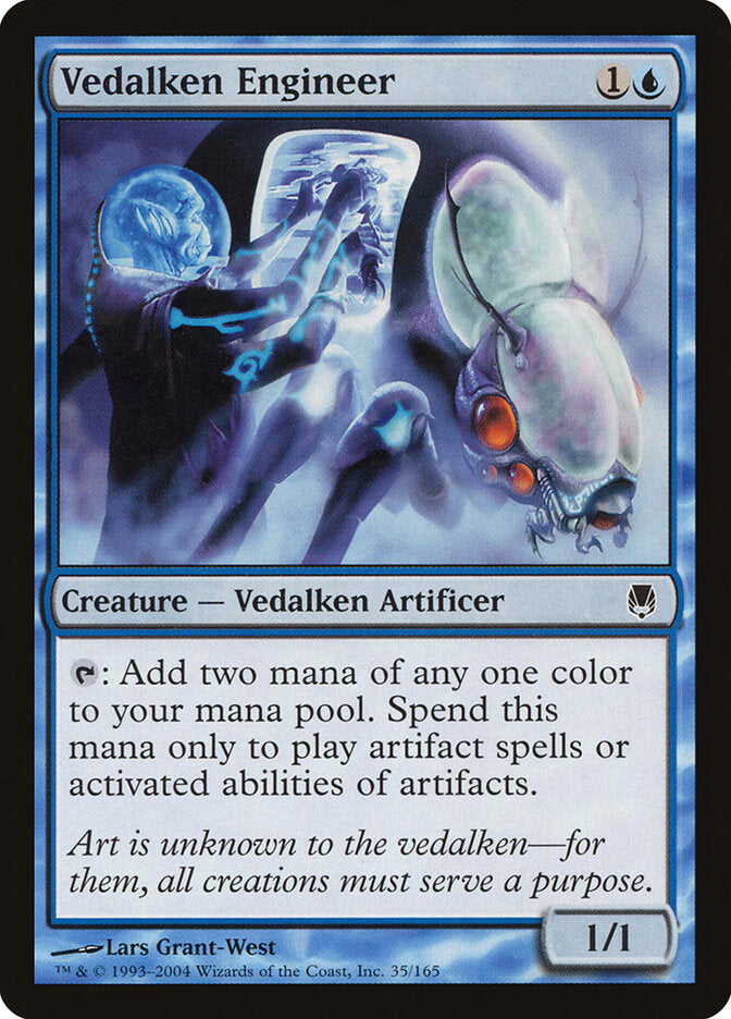Vedalken Engineer (35) - Darksteel (DST)