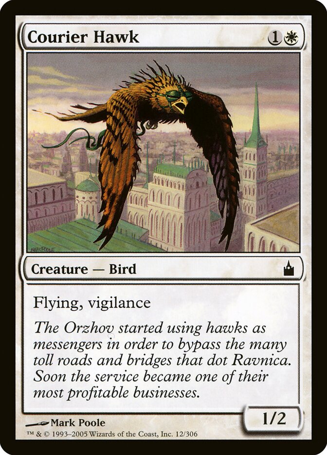 Courier Hawk (12) - Ravnica: City of Guilds (RAV)