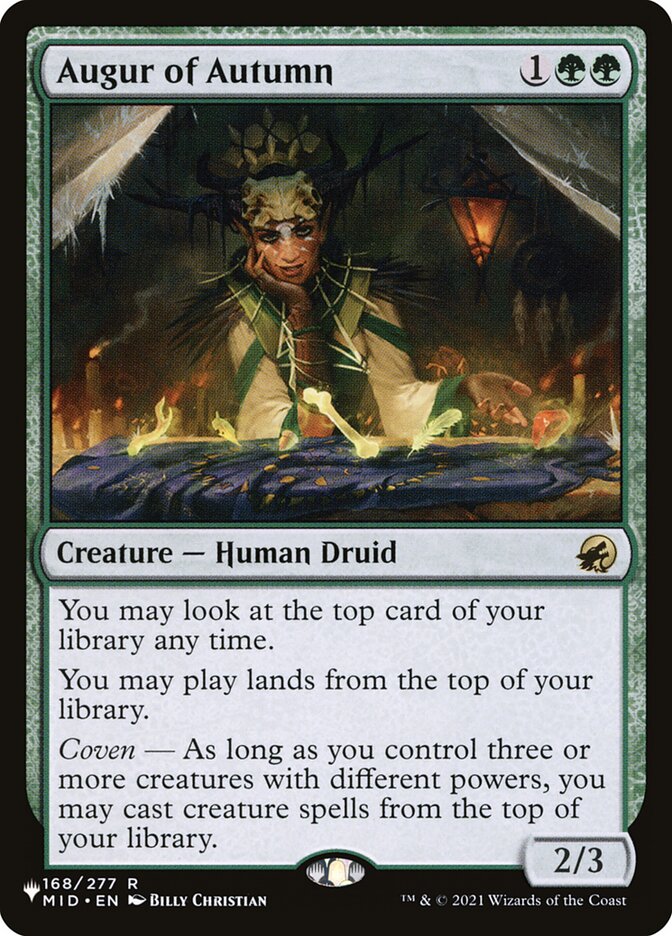Augur of Autumn (MID-168) - The List (PLST)