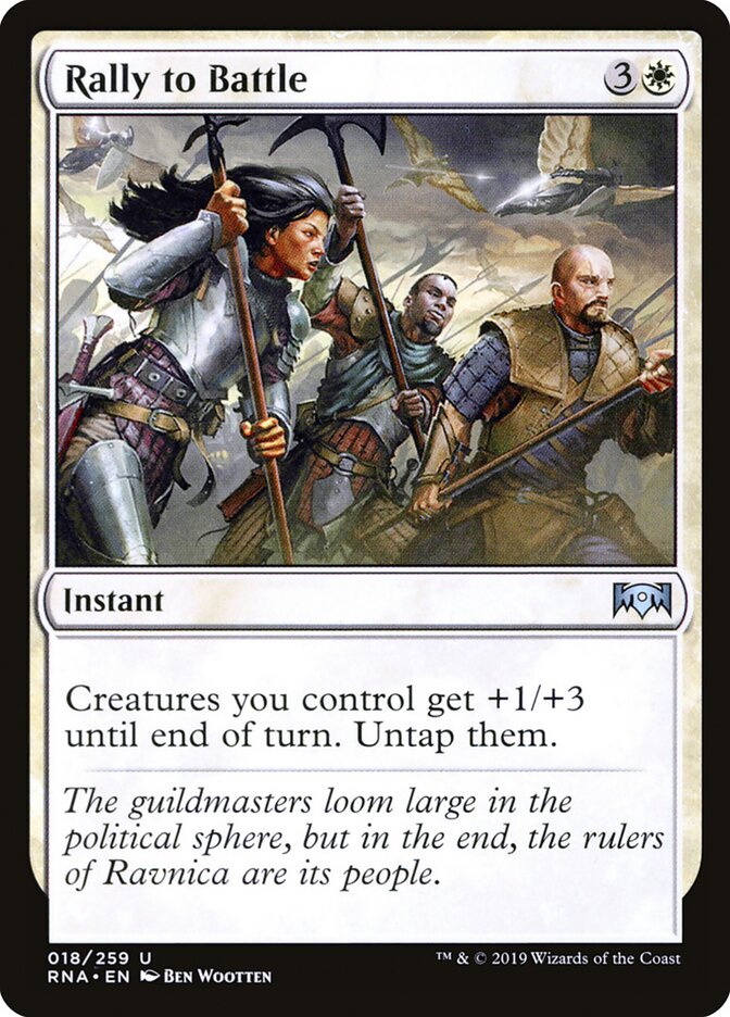 Rally to Battle (18) - Ravnica Allegiance (RNA)