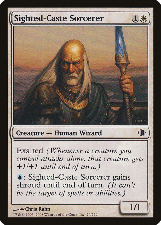 Sighted-Caste Sorcerer (26) - Shards of Alara (ALA)
