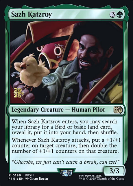 Sazh Katzroy (199s) - Final Fantasy Promos (PFIN)