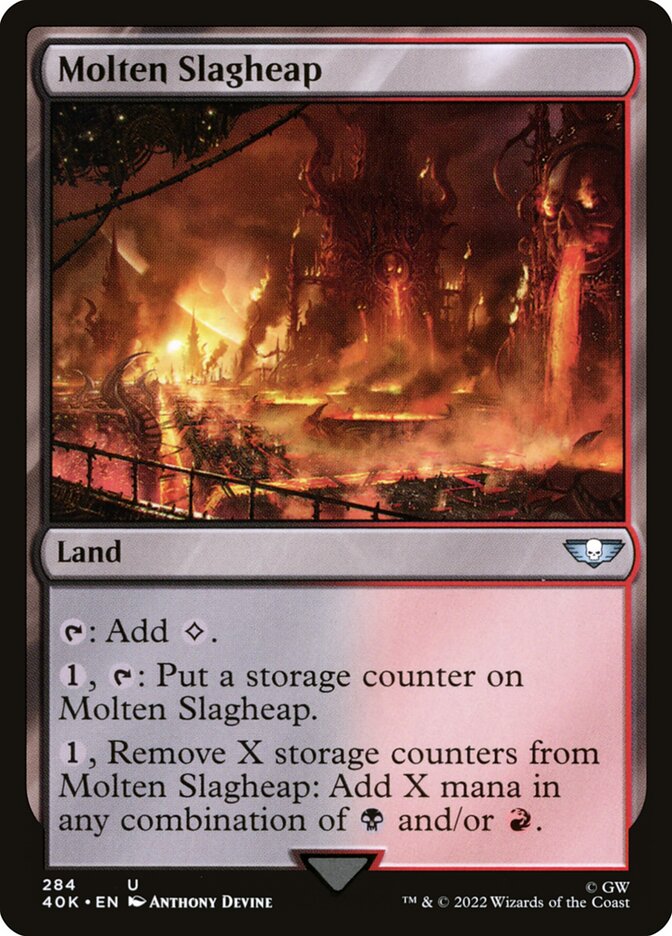 Molten Slagheap (284) - Warhammer 40,000 Commander (40K)