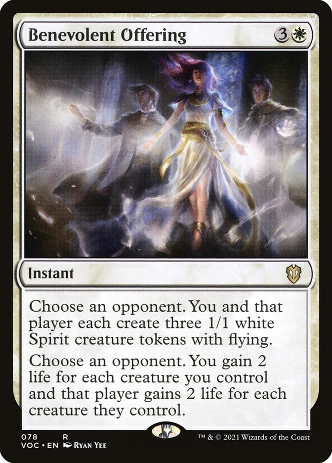 Benevolent Offering (78) - Crimson Vow Commander (VOC)